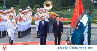Toàn cảnh lễ đón chính thức Tổng thống Hàn Quốc Lee Jae Myung