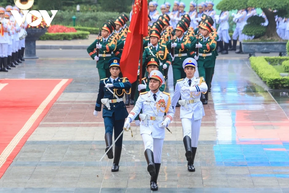 Toàn cảnh lễ đón chính thức Tổng thống Hàn Quốc Lee Jae Myung Toàn cảnh lễ đón chính thức Tổng thống Hàn Quốc Lee Jae Myung