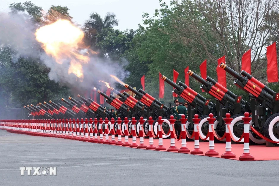 Toàn cảnh Lễ đón Tổng thống Hàn Quốc và Phu nhân thăm cấp Nhà nước tới Việt Nam