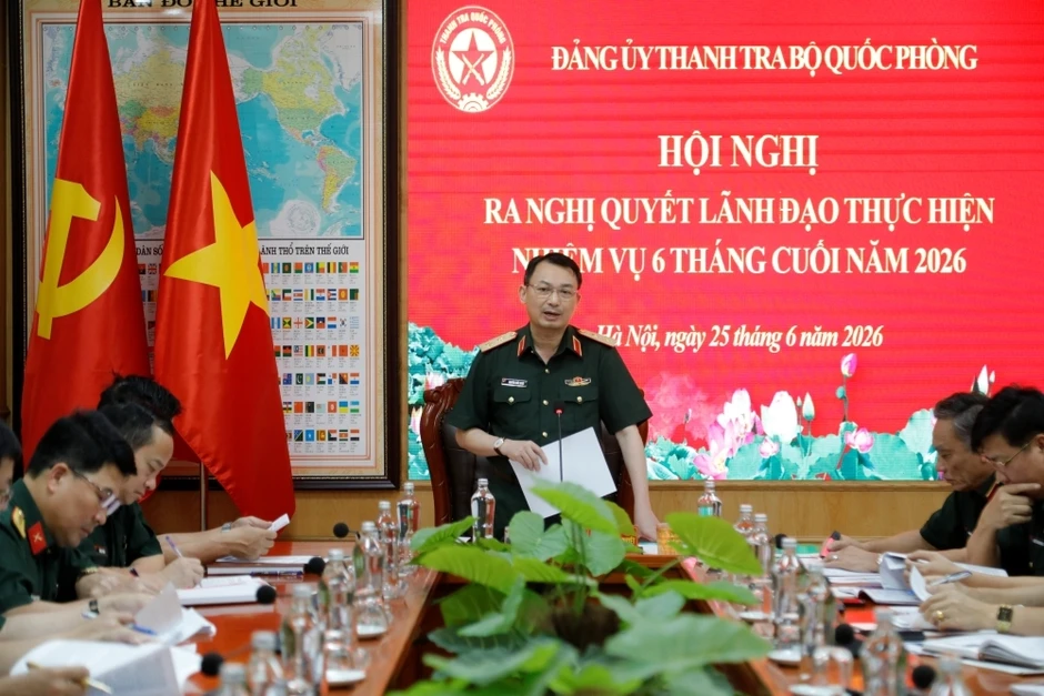 Toàn ngành thanh tra quốc phòng hoàn thành 20 cuộc thanh tra trong 6 tháng đầu năm