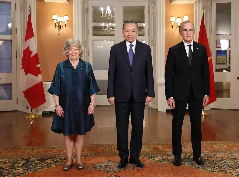 Toàn quyền Canada chủ trì chiêu đãi trọng thể Tổng Bí thư, Chủ tịch nước Tô Lâm Toàn quyền Canada chủ trì chiêu đãi trọng thể Tổng Bí thư, Chủ tịch nước Tô Lâm