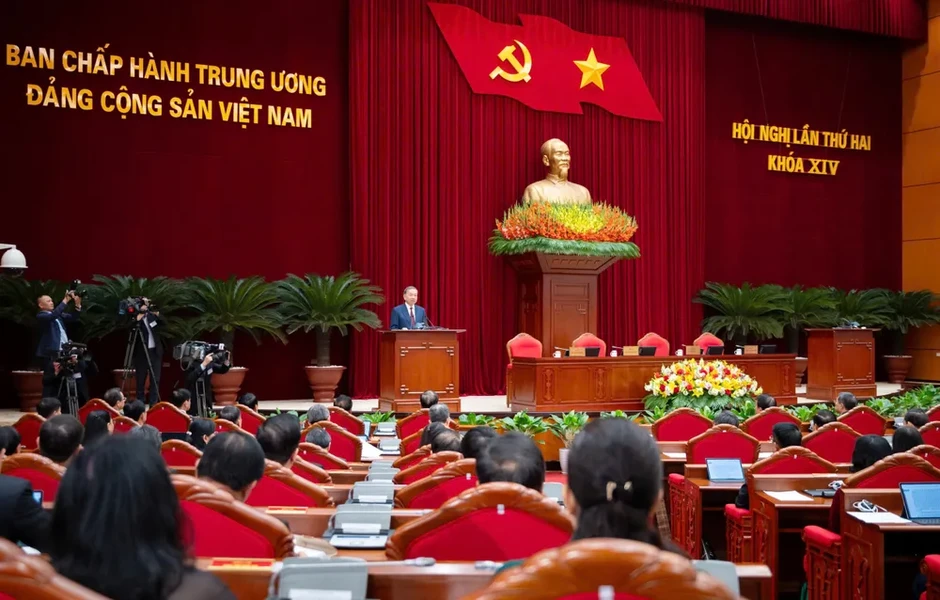 Toàn văn phát biểu của Tổng Bí thư Tô Lâm tại phiên bế mạc Hội nghị lần thứ hai Ban Chấp hành Trung ương Đảng khóa XIV Toàn văn phát biểu của Tổng Bí thư Tô Lâm tại phiên bế mạc Hội nghị lần thứ hai Ban Chấp hành Trung ương Đảng khóa XIV