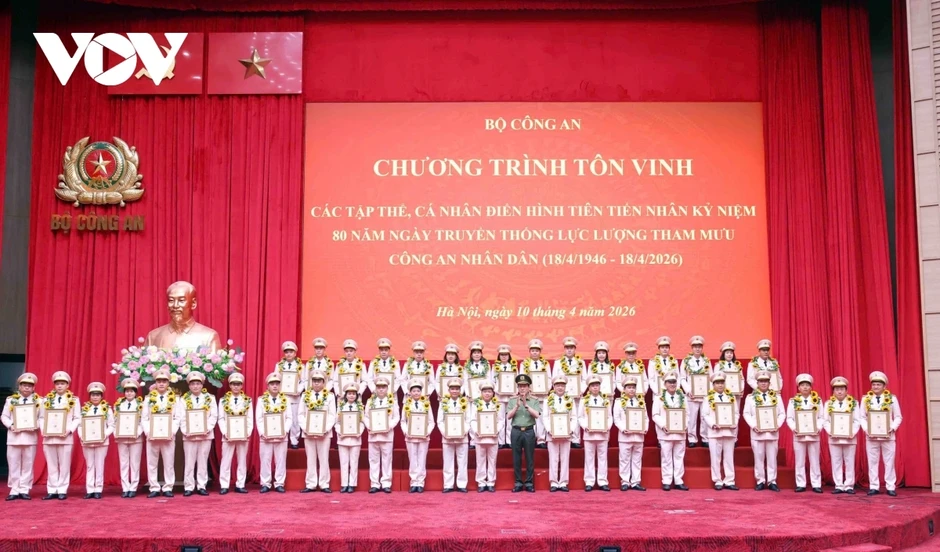 Tôn vinh 80 điển hình tiên tiến lực lượng Tham mưu Công an Nhân dân