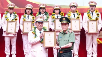 Tôn vinh 80 điển hình tiên tiến lực lượng Tham mưu Công an