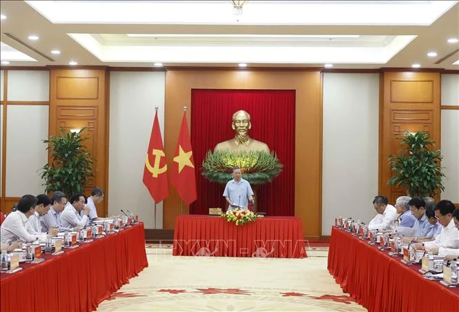 Tổng Bí thư, Chủ tịch nước chủ trì cuộc làm việc về Đề án đổi mới mô hình phát triển đất nước Tổng Bí thư, Chủ tịch nước chủ trì cuộc làm việc về Đề án đổi mới mô hình phát triển đất nước