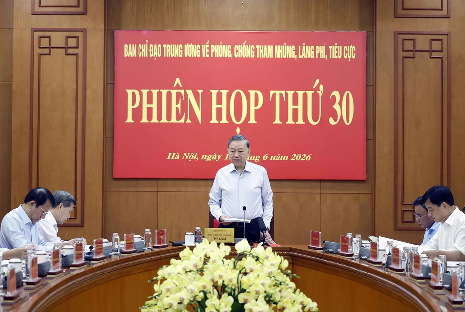 Tổng Bí thư, Chủ tịch nước chủ trì phiên họp Ban Chỉ đạo phòng, chống tham nhũng