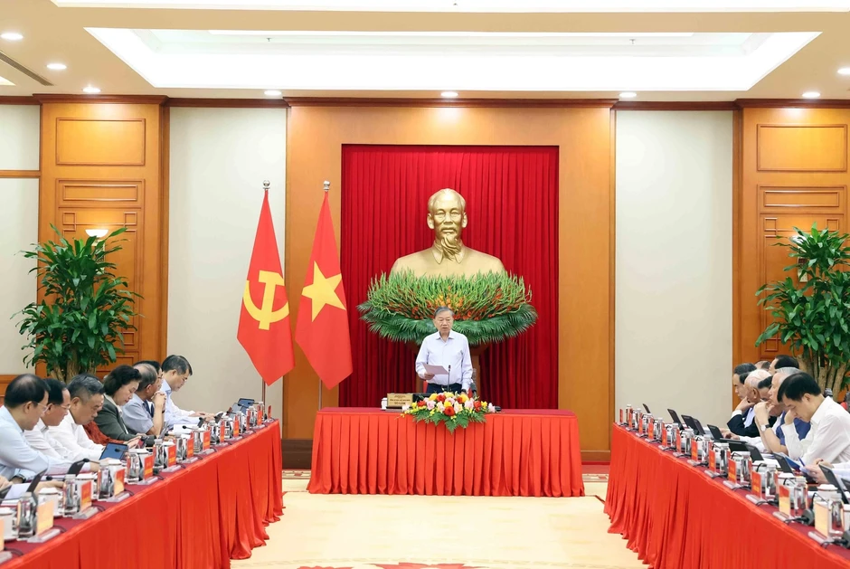 Tổng Bí thư, Chủ tịch nước chủ trì phiên họp Ban chỉ đạo tổng kết 100 năm Đảng lãnh đạo Tổng Bí thư, Chủ tịch nước chủ trì phiên họp Ban chỉ đạo tổng kết 100 năm Đảng lãnh đạo