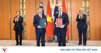 Tổng Bí thư, Chủ tịch nước chứng kiến trao văn kiện hợp tác  Việt Nam - Australia