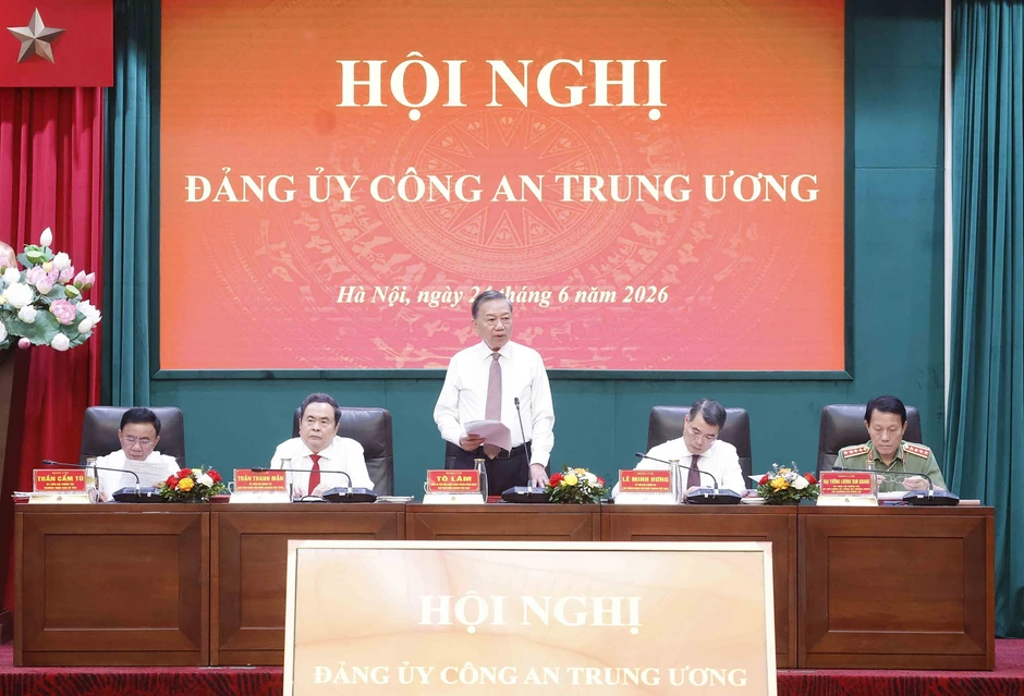 Tổng Bí thư, Chủ tịch nước dự hội nghị Đảng ủy Công an Trung ương Tổng Bí thư, Chủ tịch nước dự hội nghị Đảng ủy Công an Trung ương