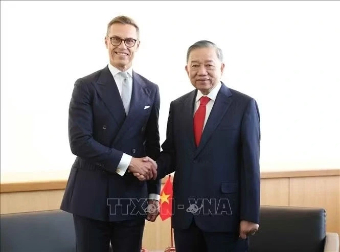 Tổng Bí thư, Chủ tịch nước gặp Tổng thống Phần Lan, Thụy Sĩ, Timor Leste