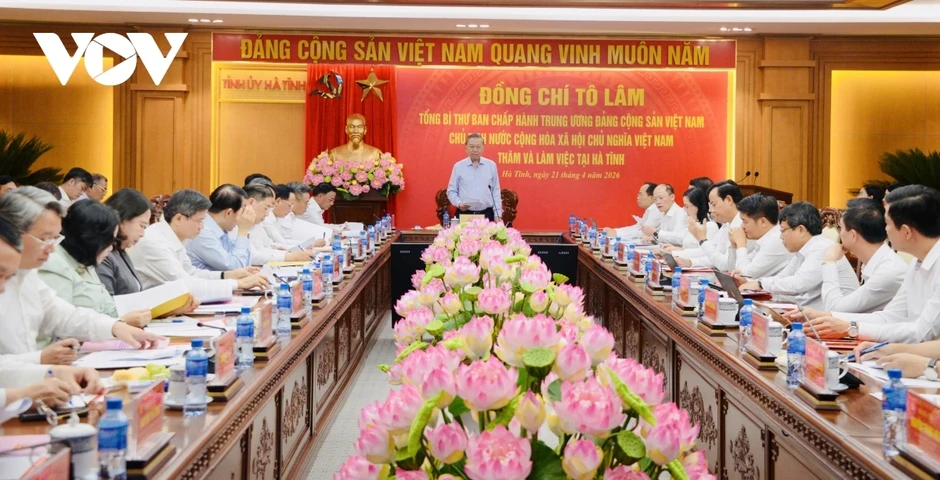 Tổng Bí thư, Chủ tịch nước: Hà Tĩnh phấn đấu thành đầu mối giao thương khu vực Tổng Bí thư, Chủ tịch nước: Hà Tĩnh phấn đấu thành đầu mối giao thương khu vực