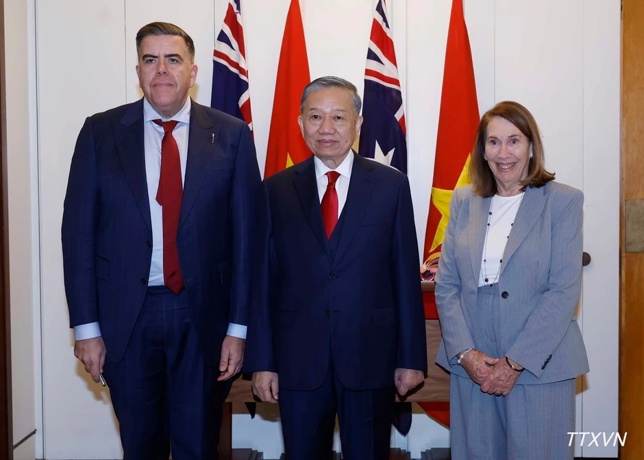 Tổng Bí thư, Chủ tịch nước hội kiến hai Chủ tịch Thượng viện và Hạ viện Australia Tổng Bí thư, Chủ tịch nước hội kiến hai Chủ tịch Thượng viện và Hạ viện Australia