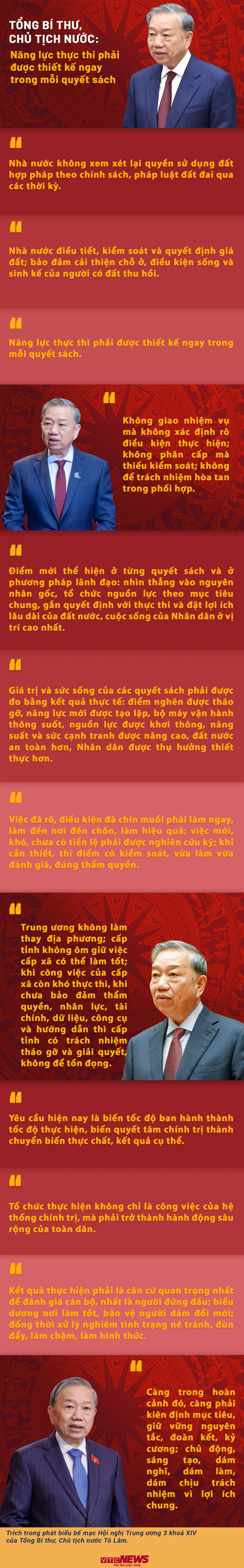 Tổng Bí thư, Chủ tịch nước: Năng lực thực thi phải được thiết kế ngay trong mỗi quyết sách Tổng Bí thư, Chủ tịch nước: Năng lực thực thi phải được thiết kế ngay trong mỗi quyết sách