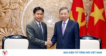 Tổng Bí thư, Chủ tịch nước tiếp Chánh án Tòa án nhân dân Tối cao CHDCND Lào