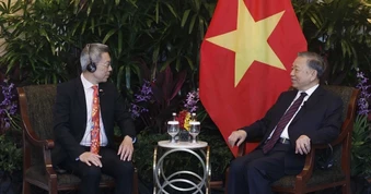 Tổng Bí thư, Chủ tịch nước tiếp lãnh đạo các doanh nghiệp lớn của Singapore