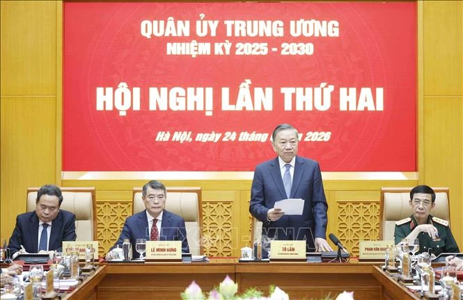 Tổng Bí thư, Chủ tịch nước Tô Lâm chủ trì Hội nghị Quân uỷ Trung ương lần thứ hai Tổng Bí thư, Chủ tịch nước Tô Lâm chủ trì Hội nghị Quân uỷ Trung ương lần thứ hai