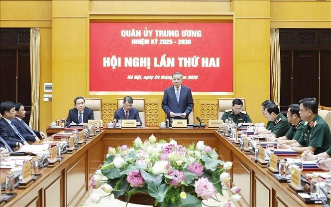 Tổng Bí thư, Chủ tịch nước Tô Lâm chủ trì Hội nghị Quân uỷ Trung ương lần thứ hai Tổng Bí thư, Chủ tịch nước Tô Lâm chủ trì Hội nghị Quân uỷ Trung ương lần thứ hai