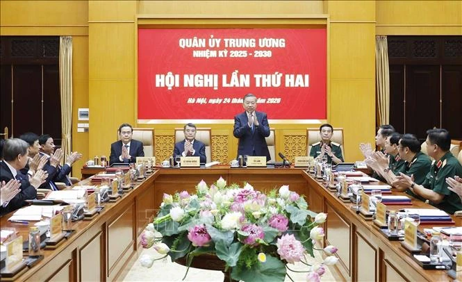 Tổng Bí thư, Chủ tịch nước Tô Lâm chủ trì Hội nghị Quân uỷ Trung ương lần thứ hai Tổng Bí thư, Chủ tịch nước Tô Lâm chủ trì Hội nghị Quân uỷ Trung ương lần thứ hai
