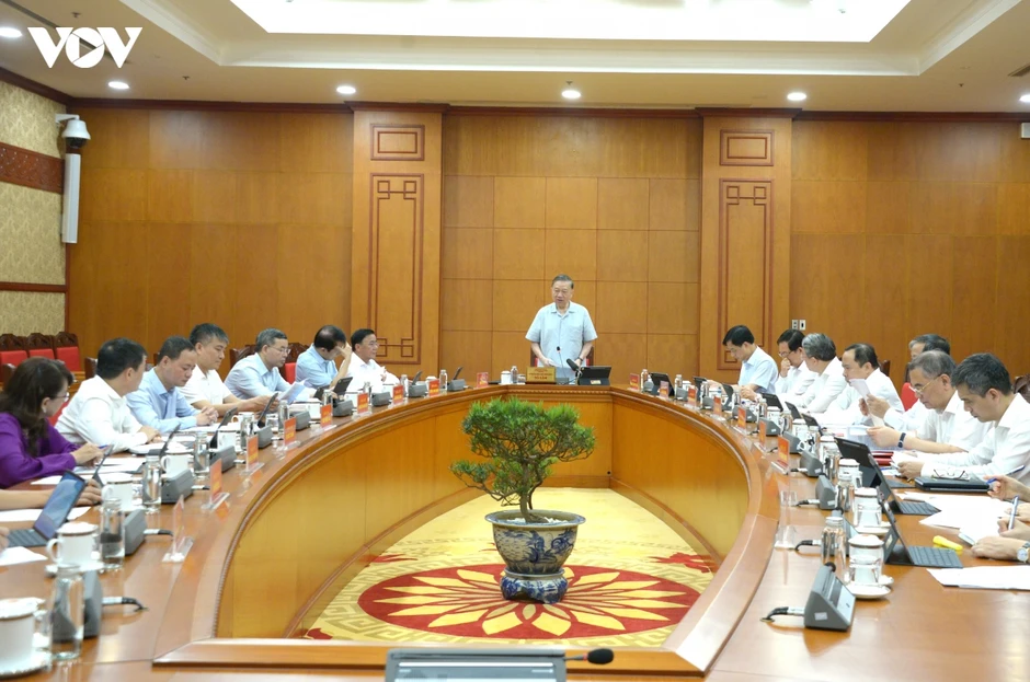 Tổng Bí thư, Chủ tịch nước Tô Lâm chủ trì họp Thường trực Ban chỉ đạo về phát triển KHCN Tổng Bí thư, Chủ tịch nước Tô Lâm chủ trì họp Thường trực Ban chỉ đạo về phát triển KHCN
