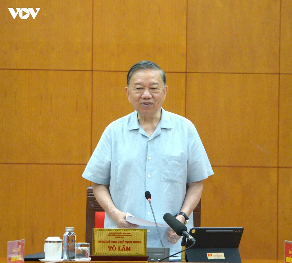 Tổng Bí thư, Chủ tịch nước Tô Lâm chủ trì họp Thường trực Ban chỉ đạo về phát triển KHCN Tổng Bí thư, Chủ tịch nước Tô Lâm chủ trì họp Thường trực Ban chỉ đạo về phát triển KHCN