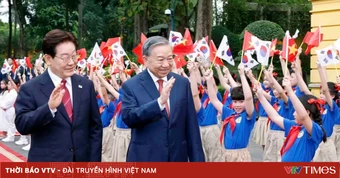 Tổng Bí thư, Chủ tịch nước Tô Lâm chủ trì Lễ đón chính thức Tổng thống Hàn Quốc Lee Jae Myung