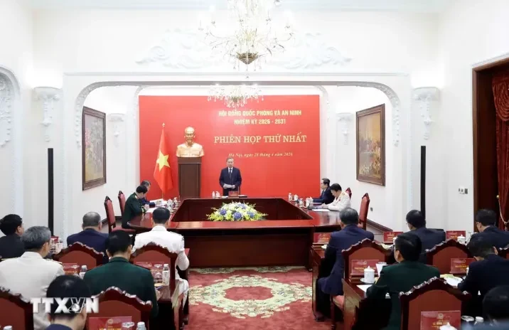 Tổng Bí thư, Chủ tịch nước Tô Lâm chủ trì Phiên họp thứ nhất Hội đồng Quốc phòng và An ninh nhiệm kỳ 2026-2031 Tổng Bí thư, Chủ tịch nước Tô Lâm chủ trì Phiên họp thứ nhất Hội đồng Quốc phòng và An ninh nhiệm kỳ 2026-2031