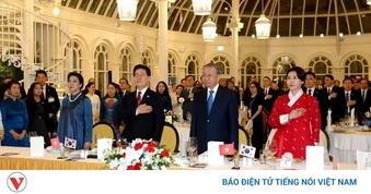 Tổng Bí thư, Chủ tịch nước Tô Lâm chủ trì tiệc chiêu đãi Tổng thống Hàn Quốc