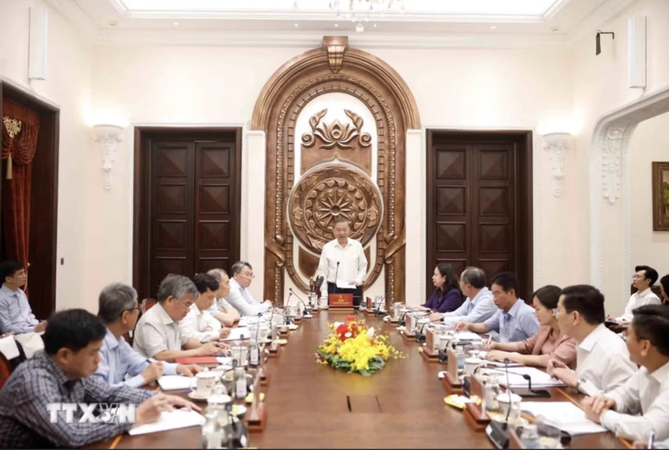 Tổng Bí thư, Chủ tịch nước Tô Lâm: Công tác Văn phòng Chủ tịch nước phải nâng lên tầm cao mới Tổng Bí thư, Chủ tịch nước Tô Lâm: Công tác Văn phòng Chủ tịch nước phải nâng lên tầm cao mới