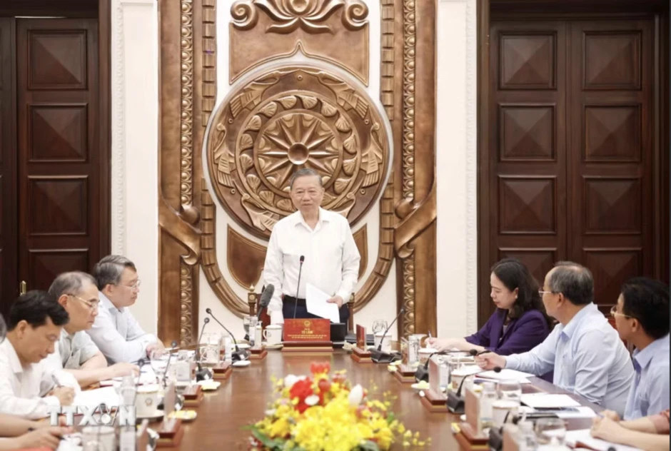 Tổng Bí thư, Chủ tịch nước Tô Lâm: Công tác Văn phòng Chủ tịch nước phải nâng lên tầm cao mới Tổng Bí thư, Chủ tịch nước Tô Lâm: Công tác Văn phòng Chủ tịch nước phải nâng lên tầm cao mới