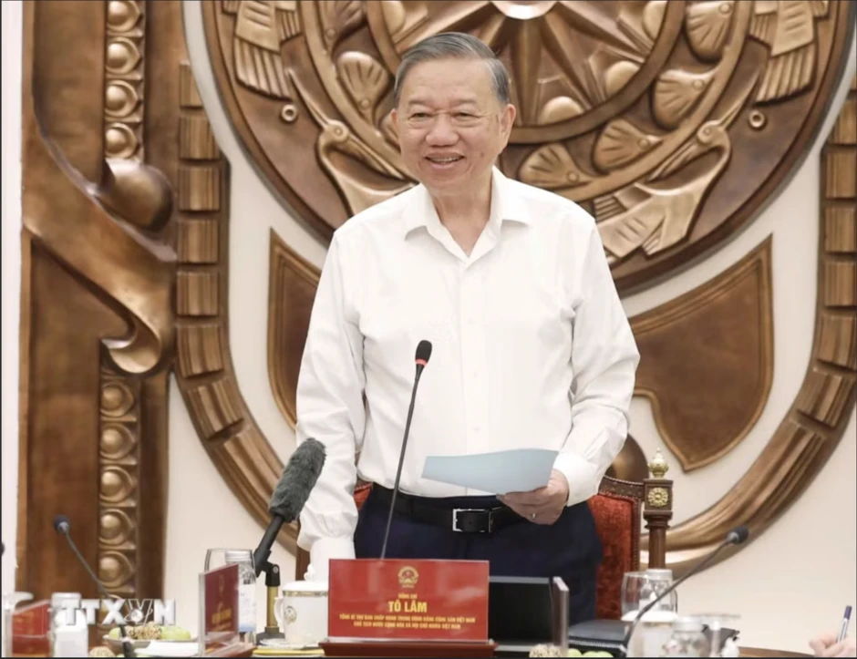 Tổng Bí thư, Chủ tịch nước Tô Lâm: Công tác Văn phòng Chủ tịch nước phải nâng lên tầm cao mới Tổng Bí thư, Chủ tịch nước Tô Lâm: Công tác Văn phòng Chủ tịch nước phải nâng lên tầm cao mới