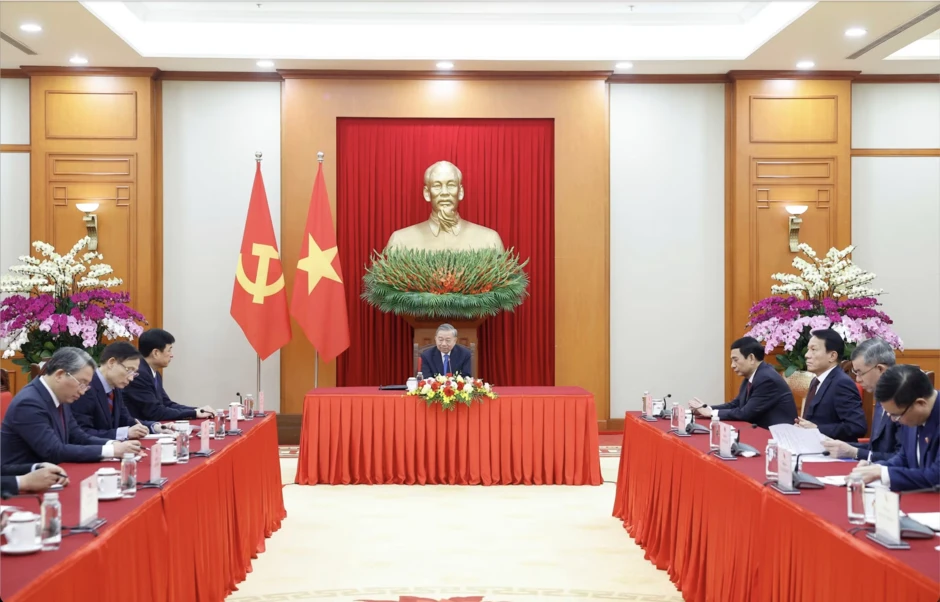 Tổng Bí thư, Chủ tịch nước Tô Lâm điện đàm với Thủ tướng Nhật Bản Takaichi Sanae Tổng Bí thư, Chủ tịch nước Tô Lâm điện đàm với Thủ tướng Nhật Bản Takaichi Sanae