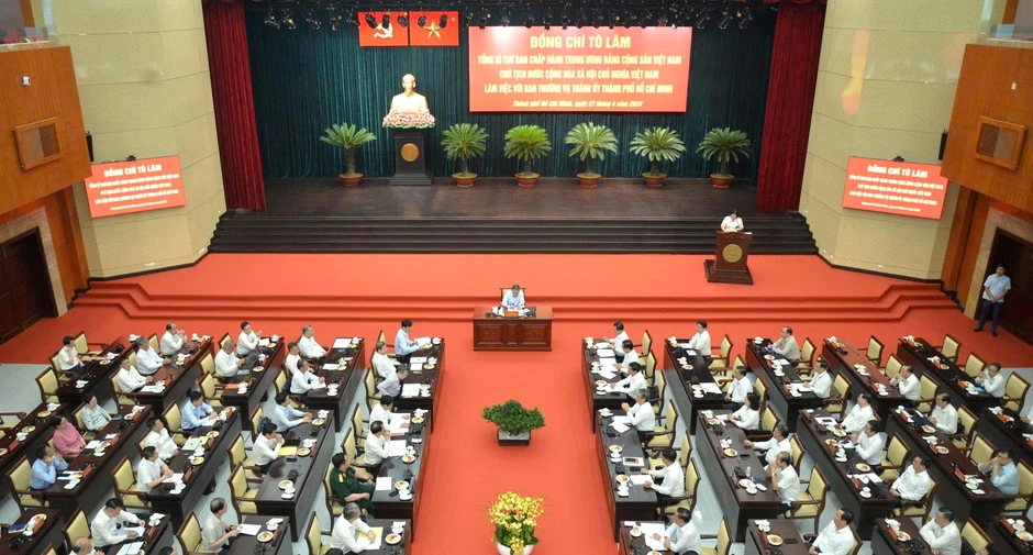 Tổng Bí thư, Chủ tịch nước Tô Lâm đồng ý ban hành nghị quyết mới cho TPHCM trong tháng 5 Tổng Bí thư, Chủ tịch nước Tô Lâm đồng ý ban hành nghị quyết mới cho TPHCM trong tháng 5