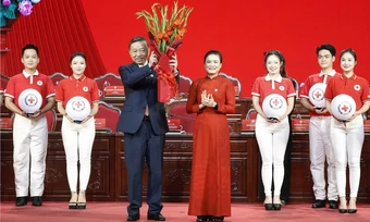 Tổng Bí thư, Chủ tịch nước Tô Lâm dự Đại hội Chữ thập đỏ Việt Nam XII