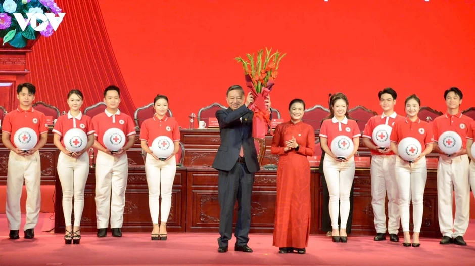 Tổng Bí thư, Chủ tịch nước Tô Lâm dự Đại hội Chữ thập đỏ Việt Nam XII