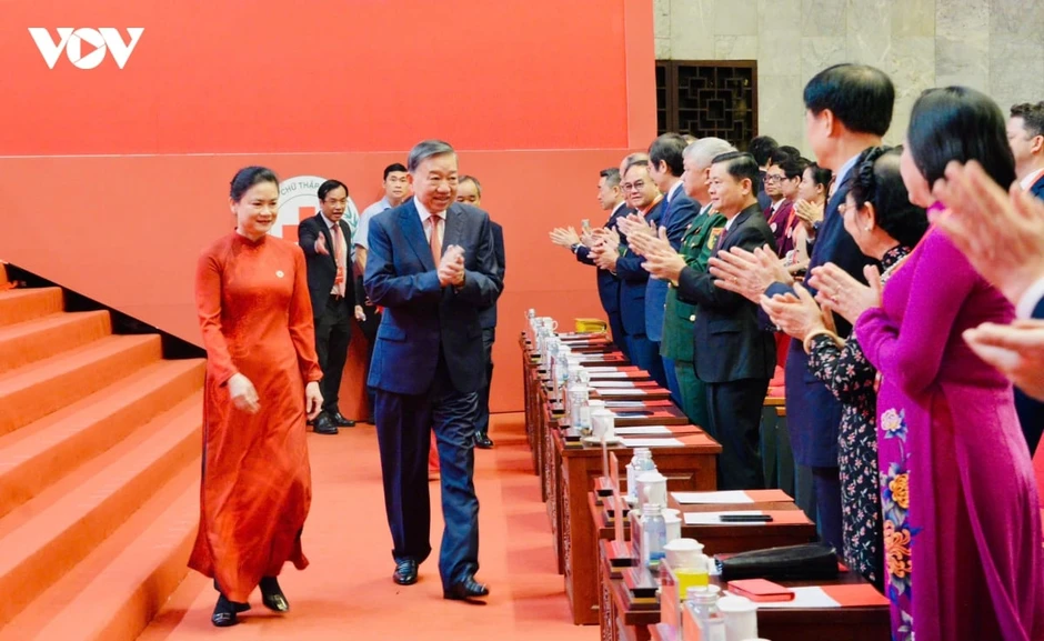 Tổng Bí thư, Chủ tịch nước Tô Lâm dự Đại hội Chữ thập đỏ Việt Nam XII