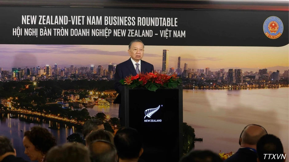 Tổng Bí thư, Chủ tịch nước Tô Lâm dự Hội nghị bàn tròn doanh nghiệp New Zealand-Việt Nam Tổng Bí thư, Chủ tịch nước Tô Lâm dự Hội nghị bàn tròn doanh nghiệp New Zealand-Việt Nam