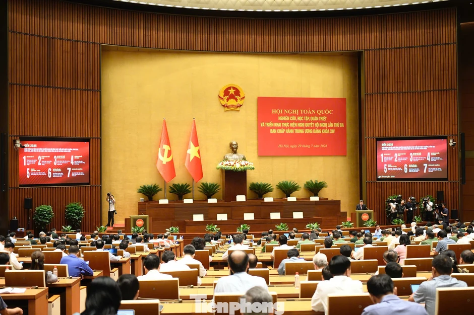 Tổng Bí thư, Chủ tịch nước Tô Lâm dự Hội nghị toàn quốc quán triệt Nghị quyết Trung ương 3 khóa XIV Tổng Bí thư, Chủ tịch nước Tô Lâm dự Hội nghị toàn quốc quán triệt Nghị quyết Trung ương 3 khóa XIV