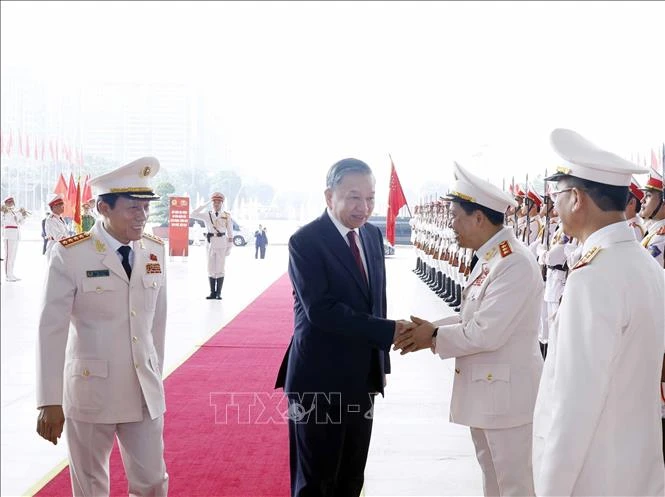 Tổng Bí thư, Chủ tịch nước Tô Lâm dự Lễ kỷ niệm 80 năm Ngày truyền thống lực lượng An ninh nhân dân Tổng Bí thư, Chủ tịch nước Tô Lâm dự Lễ kỷ niệm 80 năm Ngày truyền thống lực lượng An ninh nhân dân