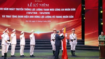Tổng Bí thư, Chủ tịch nước Tô Lâm dự Lễ kỷ niệm 80 năm Ngày truyền thống lực lượng Tham mưu Công an