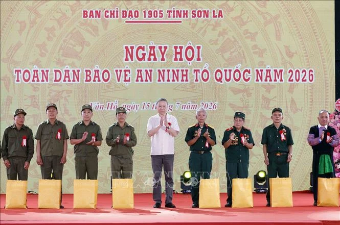 Tổng Bí thư, Chủ tịch nước Tô Lâm dự Ngày hội Toàn dân bảo vệ an ninh Tổ quốc tại Sơn La Tổng Bí thư, Chủ tịch nước Tô Lâm dự Ngày hội Toàn dân bảo vệ an ninh Tổ quốc tại Sơn La