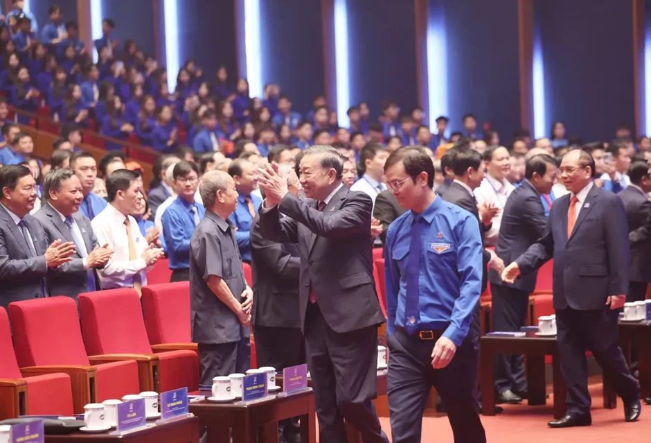 Tổng Bí thư, Chủ tịch nước Tô Lâm dự phiên trọng thể Đại hội đại biểu Đoàn toàn quốc lần thứ XIII Tổng Bí thư, Chủ tịch nước Tô Lâm dự phiên trọng thể Đại hội đại biểu Đoàn toàn quốc lần thứ XIII