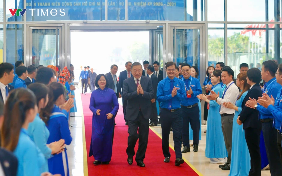 Tổng Bí thư, Chủ tịch nước Tô Lâm dự Phiên trọng thể Đại hội Đoàn TNCS Hồ Chí Minh lần thứ XIII