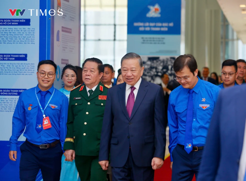 Tổng Bí thư, Chủ tịch nước Tô Lâm dự Phiên trọng thể Đại hội Đoàn TNCS Hồ Chí Minh lần thứ XIII