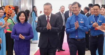 Tổng Bí thư, Chủ tịch nước Tô Lâm dự phiên trọng thể Đại hội Đoàn toàn quốc lần thứ XIII