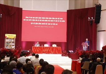 Tổng Bí thư, Chủ tịch nước Tô Lâm gặp gỡ cộng đồng người Việt Nam tại Thái Lan