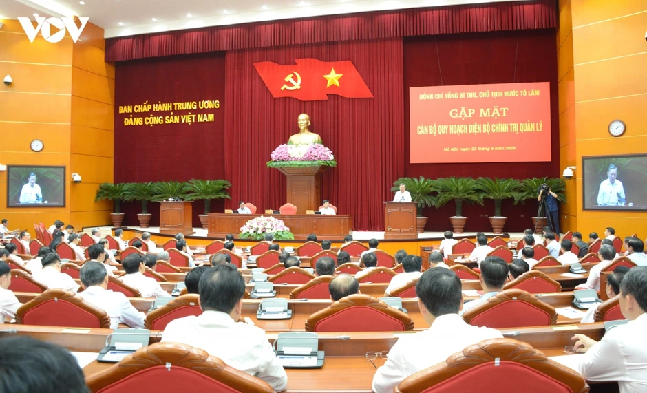 Tổng Bí thư, Chủ tịch nước Tô Lâm gặp mặt cán bộ quy hoạch diện Bộ Chính trị quản lý Tổng Bí thư, Chủ tịch nước Tô Lâm gặp mặt cán bộ quy hoạch diện Bộ Chính trị quản lý