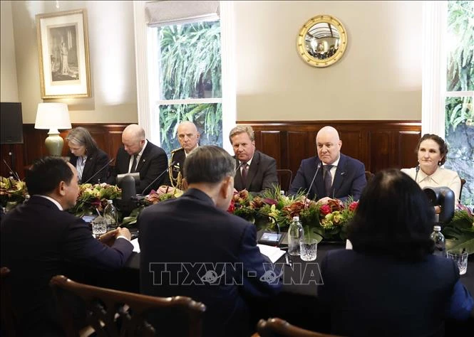 Tổng Bí thư, Chủ tịch nước Tô Lâm hội đàm chính thức với Thủ tướng New Zealand Tổng Bí thư, Chủ tịch nước Tô Lâm hội đàm chính thức với Thủ tướng New Zealand