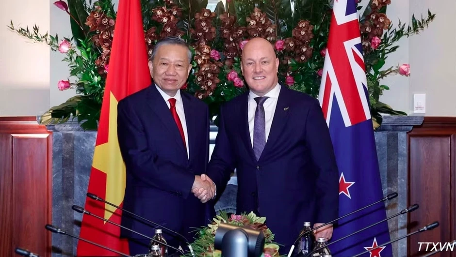 Tổng Bí thư, Chủ tịch nước Tô Lâm hội đàm với Thủ tướng New Zealand Tổng Bí thư, Chủ tịch nước Tô Lâm hội đàm với Thủ tướng New Zealand