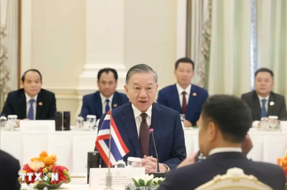 Tổng Bí thư, Chủ tịch nước Tô Lâm hội đàm với Thủ tướng Thái Lan Tổng Bí thư, Chủ tịch nước Tô Lâm hội đàm với Thủ tướng Thái Lan