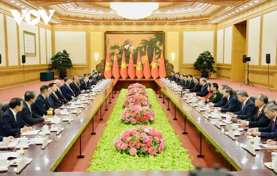Tổng Bí thư, Chủ tịch nước Tô Lâm hội đàm với Tổng Bí thư, Chủ tịch nước Tập Cận Bình Tổng Bí thư, Chủ tịch nước Tô Lâm hội đàm với Tổng Bí thư, Chủ tịch nước Tập Cận Bình